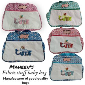 👜 Maheen’s Fabric Baby Bags – “Doggone Cute” Collection