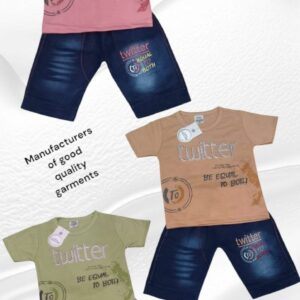 🧒 Trendy "Twitter" Boys Summer Set – Super Collection