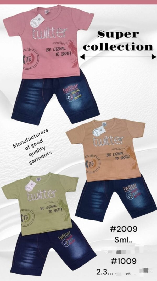 🧒 Trendy "Twitter" Boys Summer Set – Super Collection