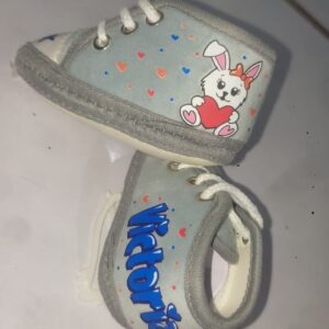 🩷 Baby Shoes - "Victoria" Bunny Edition