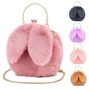 Handbags Fluffy Bags Furry Casual Shopping Bags Women's Cute Shoulder Bags