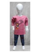 Kids' Cartoon Printed Jersey & Denim Set – Fun & Comfy Daily Wear (Art 2002 / 1002)
